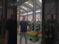 炭素鋼 12Mチューブ加工機械 PLC制御のチューブ製造機械