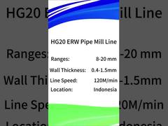 水冷却システムを持つ高周波溶接パイプミール