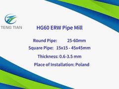 炭素鋼およびステンレス鋼管用高周波溶接管ミル