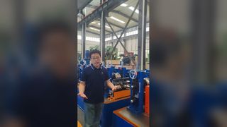 高周波溶接製管機 丸四角角管用電縫製管機