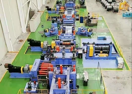 CE ISO9000 BV 3x1500mm 炭素鋼板切断機生産ライン