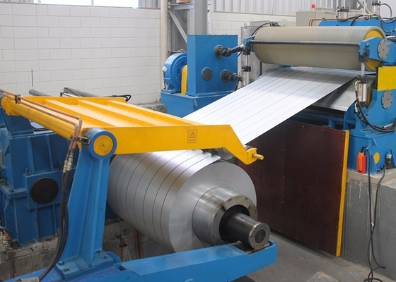コイル重量最大35000Kg 3~14mm×1600mm メタルコイル鋼切断機