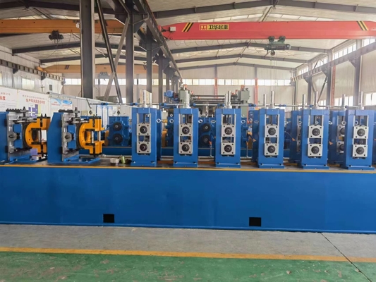 高速PLC制御パイプミール 25-76mm直径パイプ 周波数インダクション溶接 500KW 電力