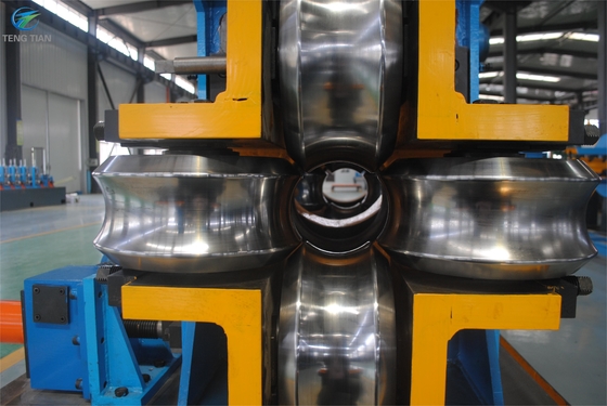 高周波溶接パイプミール Plc 電動溶接チューブミール 0-70m/Min ロール形成