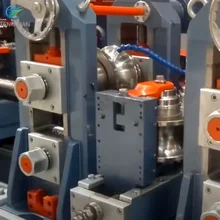クロム付ロールチューブ製造機 高生産性