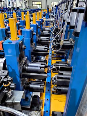 チューブミール生産ライン 炭素鋼の溶接設備 高周波ERW製造機械 Φ114-Φ273 高精度溶接管線