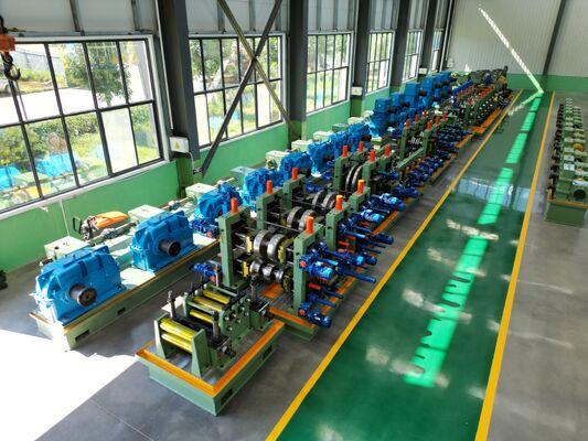 高周波の直線溶接パイプミールライン ERWパイプミール 溶接パイプミールマシン